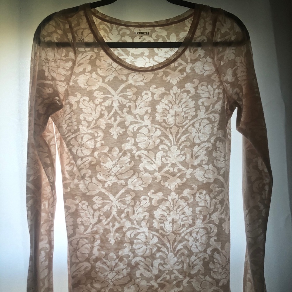Express Floral Long Sleeve Medium